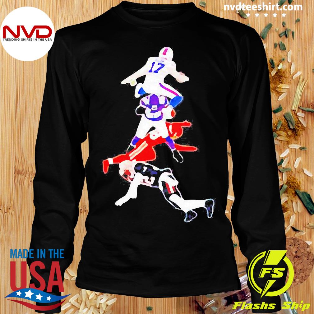 Josh Allen Neon Hurdle Tee Shirt, hoodie, sweater, long sleeve and