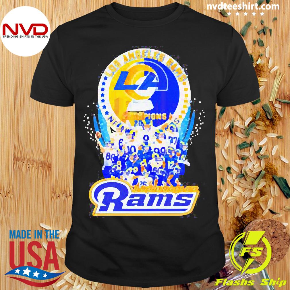 Los Angeles Rams 2022 Super Bowl LVI Champions First Time Since 1999 T-Shirt  - Anynee