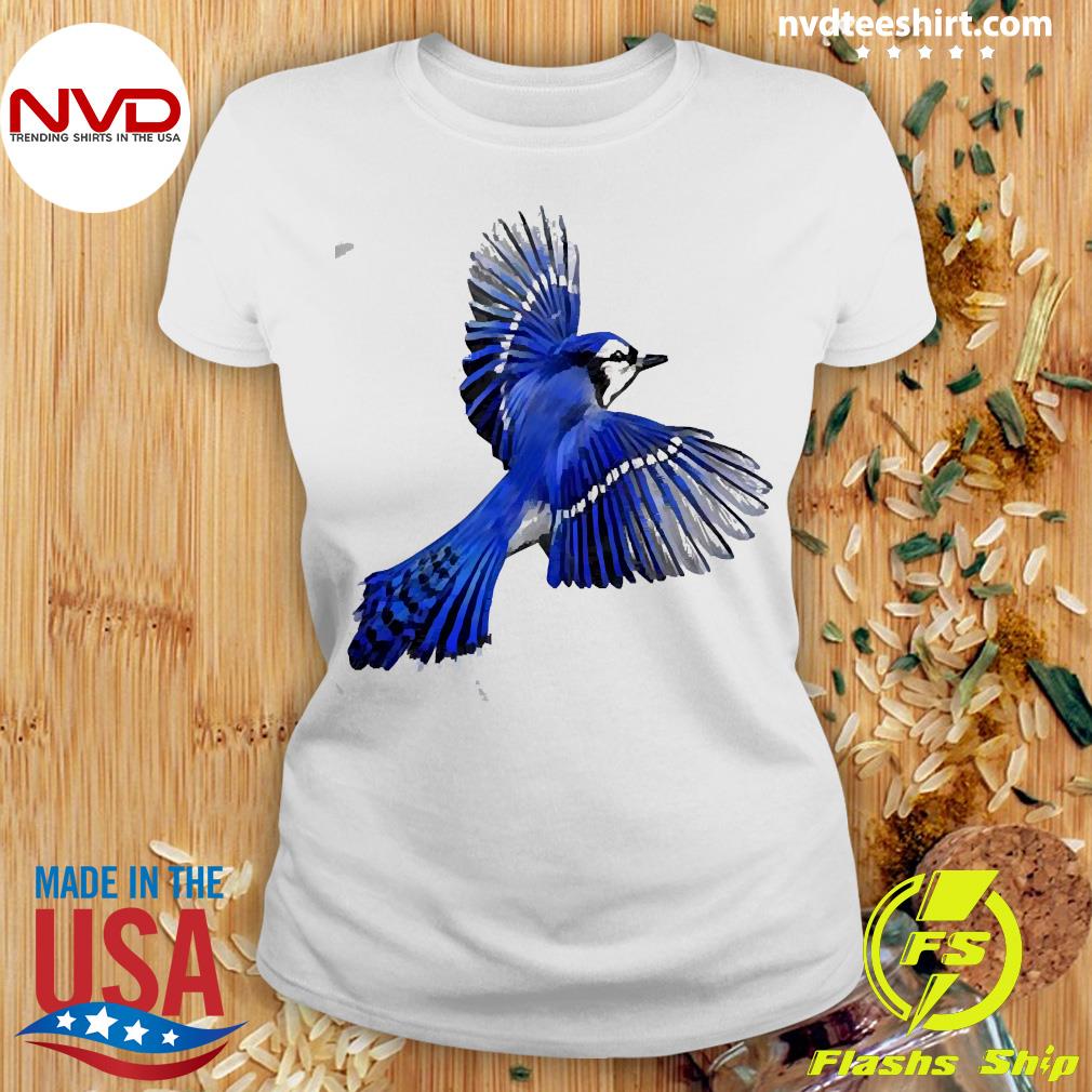 Blue Jay Art Design Flying Blue Jay | Kids T-Shirt