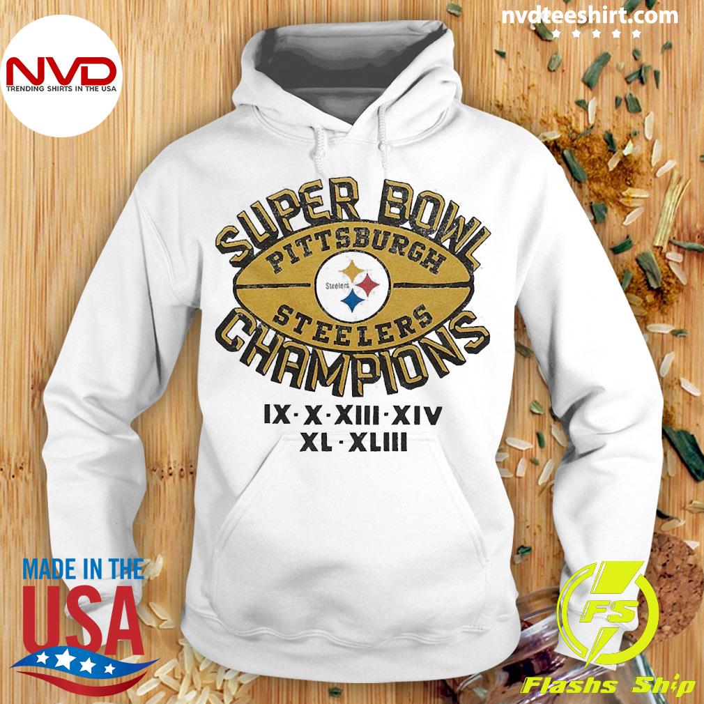 Pittsburgh Steelers 6 Time Super Bowl Champions Shirt, hoodie, sweater,  long sleeve and tank top