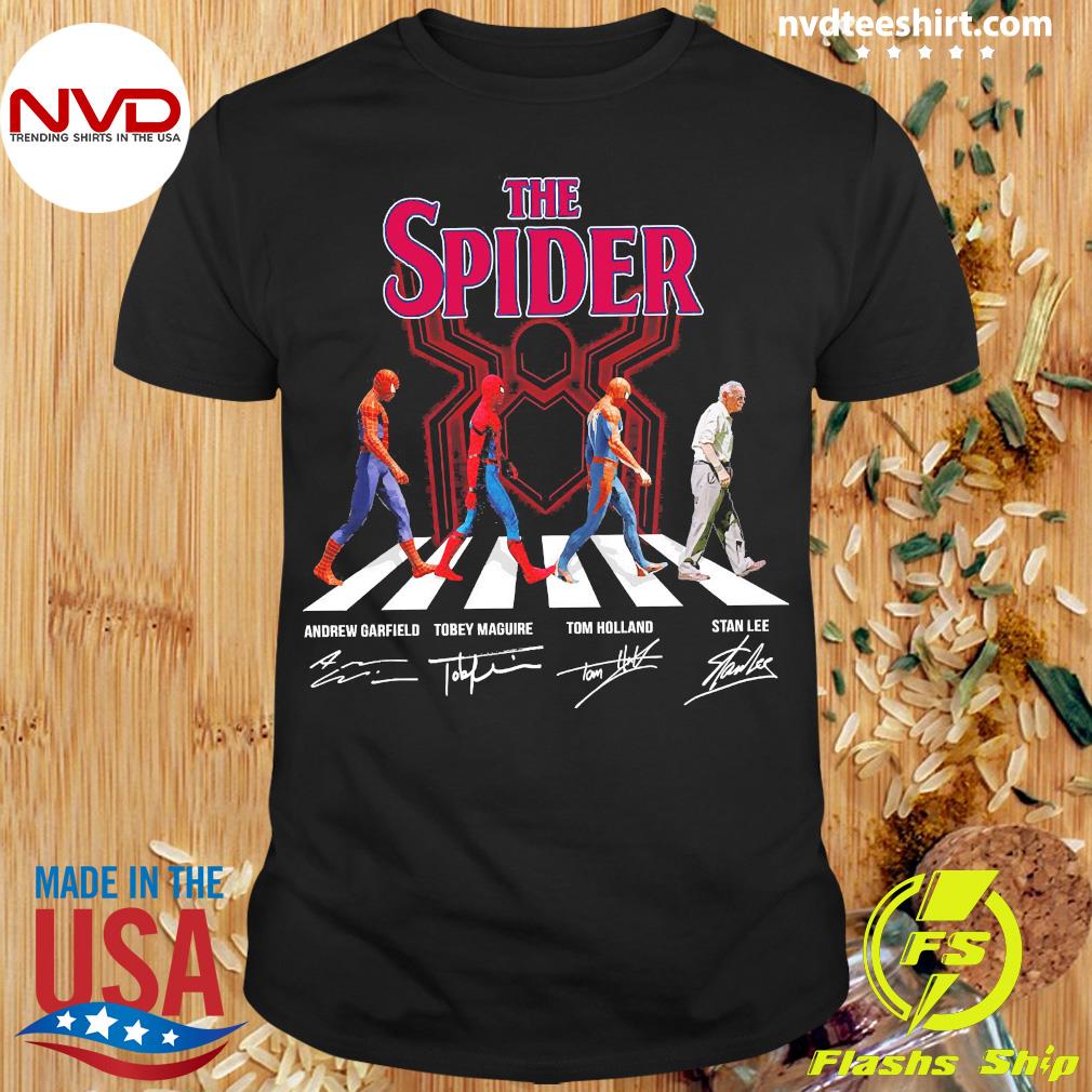 The Parker Spider-Man Abbey Road Signatures Shirt, hoodie, sweater