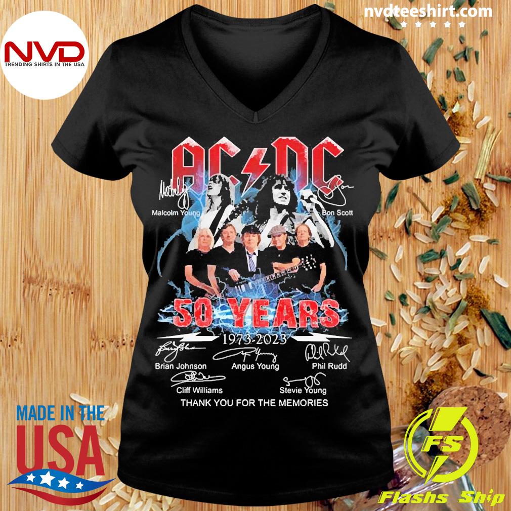 Official 50 Years 1973 2023 KISS Band Signatures Thank You For The Memories  Shirt - Teespix - Store Fashion LLC