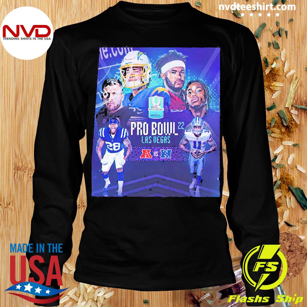 AFC Vs NFC Football In The 2022 Pro Bowl NFL T-Shirt