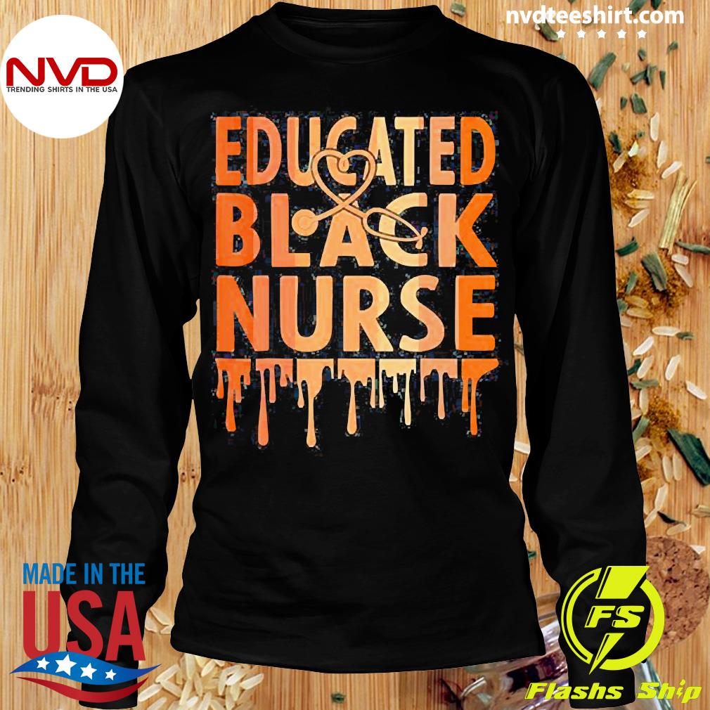 African American Women Black LVN Nurse Black History Month T-Shirt -  Kingteeshop