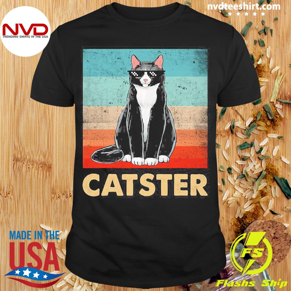 Gangster cat clearance shirt