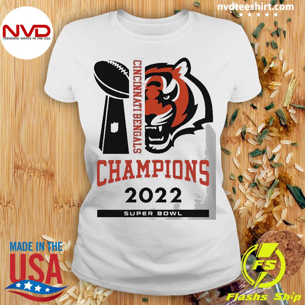 Cincinnati Bengals Champions 2022 Super Bowl Logo Shirt