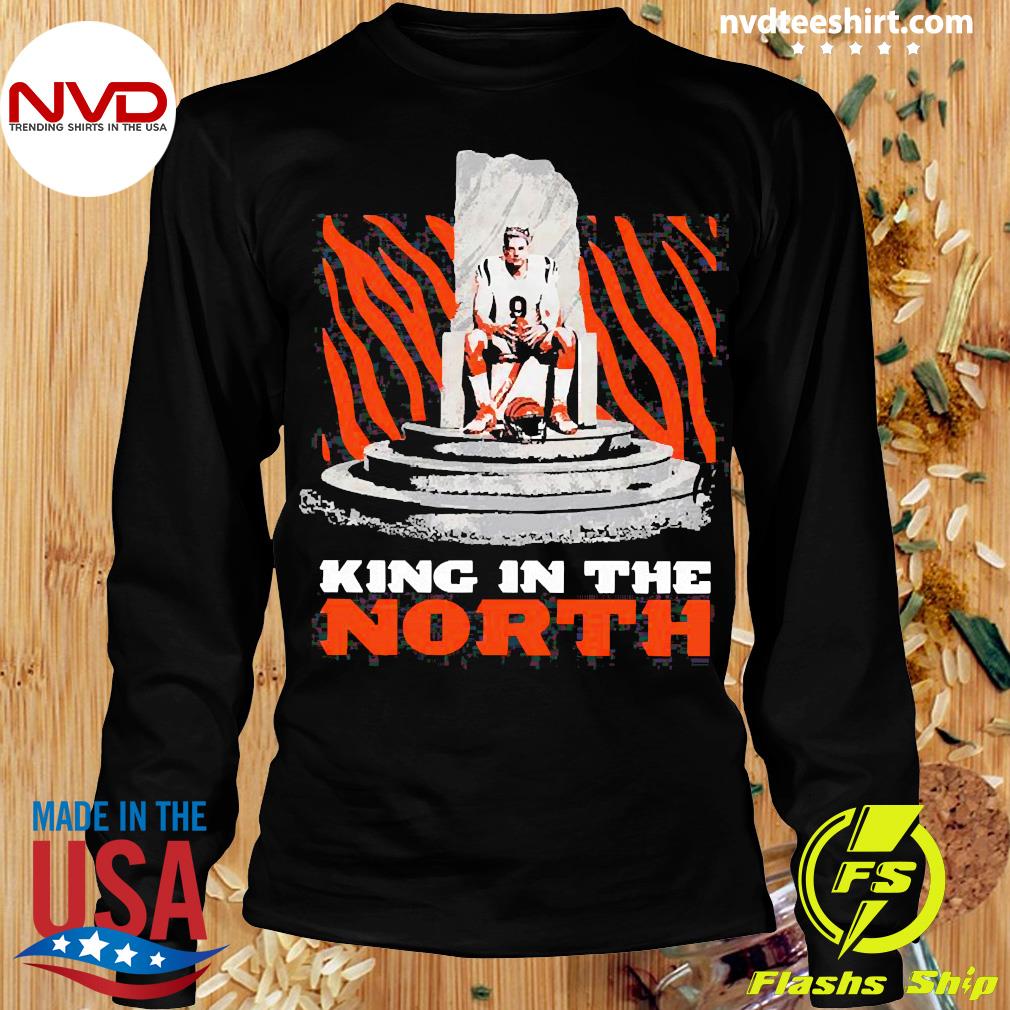 Joe Burrow King In The North movie art shirt, hoodie, sweater, long sleeve  and tank top
