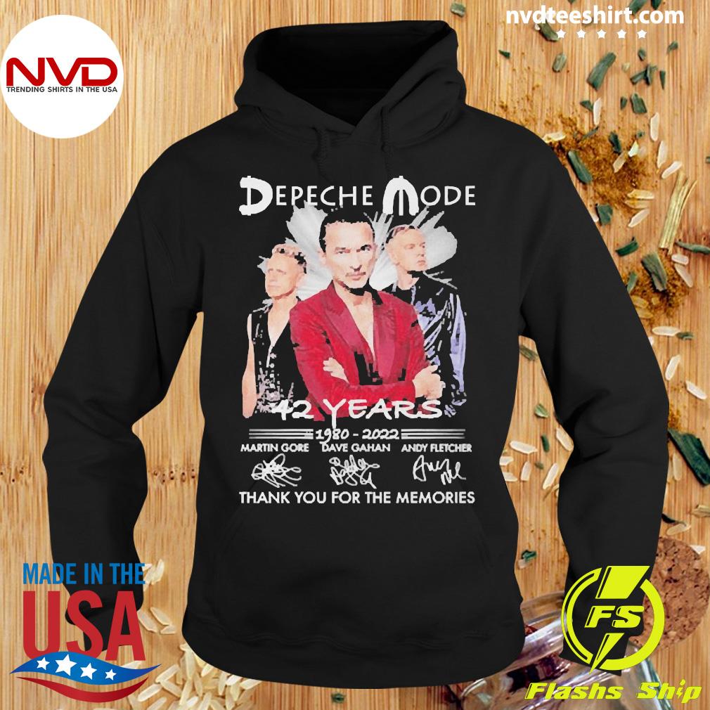 Buy Depeche Mode 42 year 1980 2022 Thank you shirt For Free Shipping CUSTOM  XMAS PRODUCT COMPANY