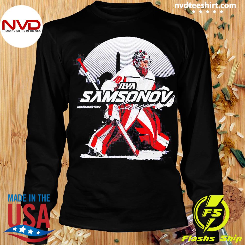  500 LEVEL Ilya Samsonov 3/4 Sleeve T-Shirt (Baseball Tee,  X-Small, Royal/Ash) - Ilya Samsonov Toronto Font : Sports & Outdoors