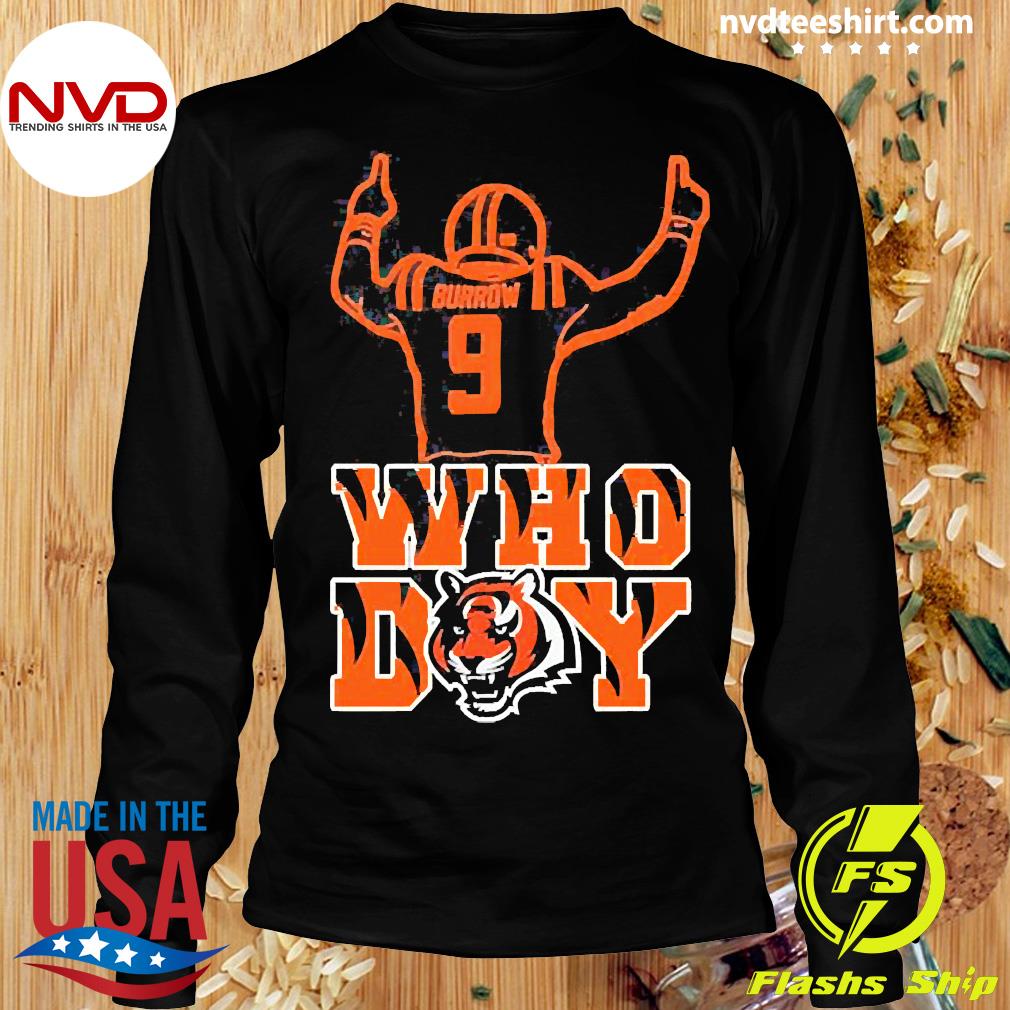 Who Dey Joe Burrow Bengals Sweatshirt ⋆ Vuccie