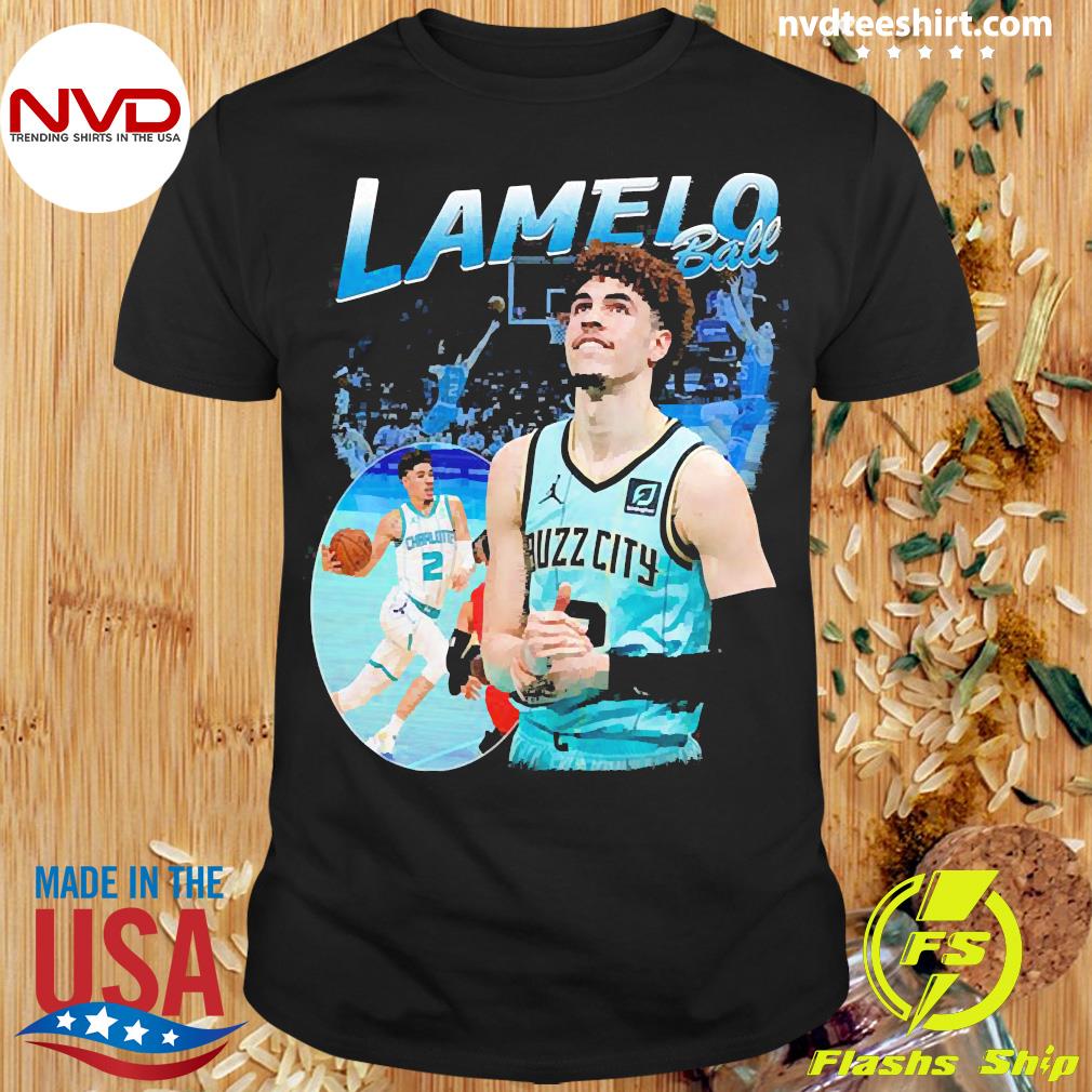 Vintage 90s Basketball Bootleg Style T-shirt Lamelo Ball 