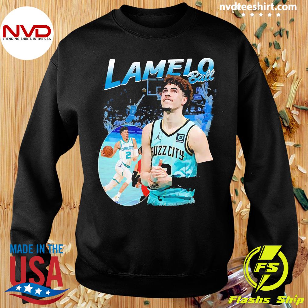 SilasShopCustom Vintage 90s Basketball Bootleg Style T-Shirt, LaMelo Ball Graphic Tee, LaMelo Ball Shirt, Retro Basketball Shirt, Unisex Oversized T-Shirt