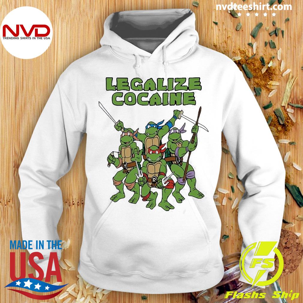 Mutant Ninja Turtles Shirt, Legalize Cocaine