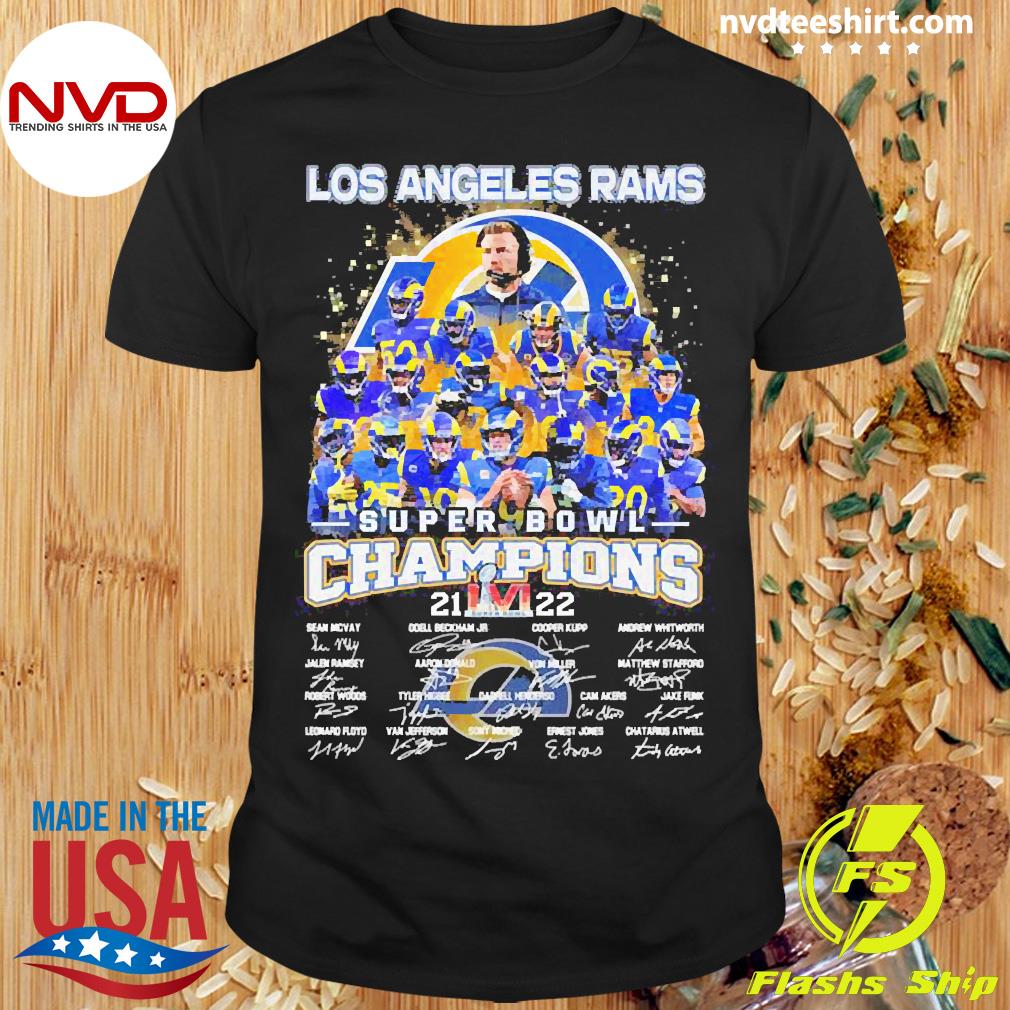 Los Angeles Rams Congratulations Super Bowl Champions T-Shirt - REVER LAVIE