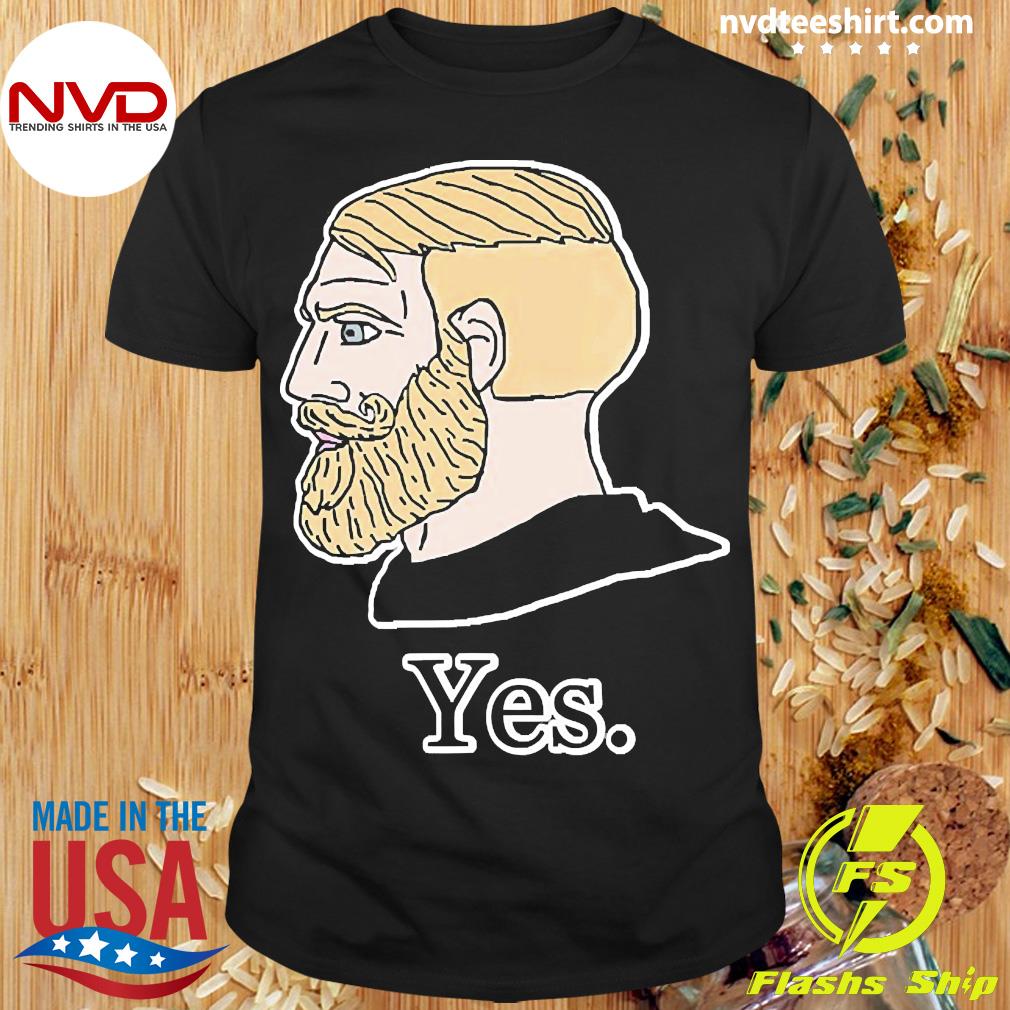  Yes Chad Nordic Gamer Meme Nordic Chad Tee Gift for Men Boys  T-Shirt : Clothing, Shoes & Jewelry