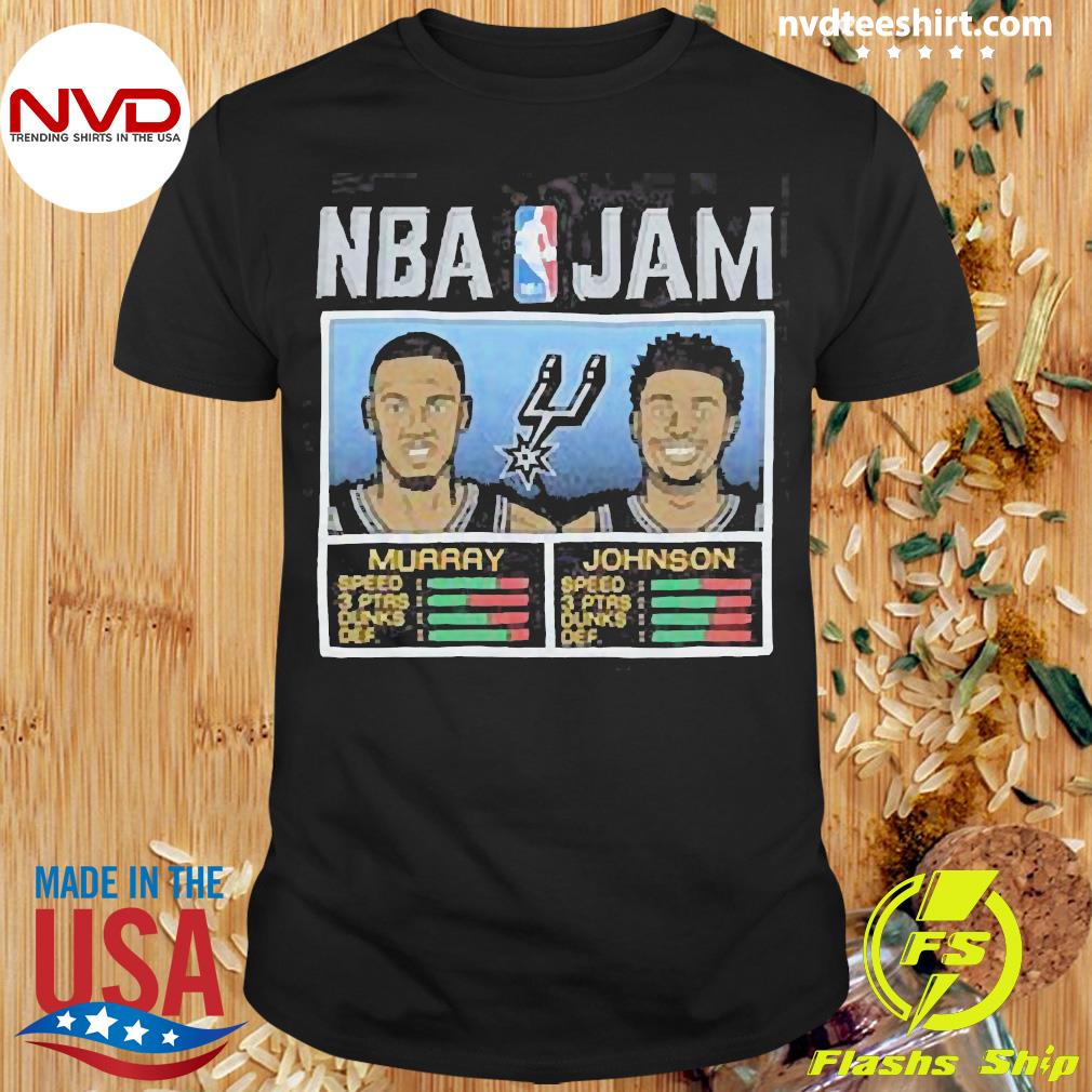 Official NBA Jam Spurs Murray And Johnson Shirt, hoodie, sweater, long  sleeve and tank top