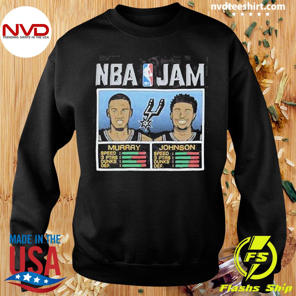 San Antonio Spurs NBA Jam Dejounte Murray and Keldon Johnson shirt -  NVDTeeshirt