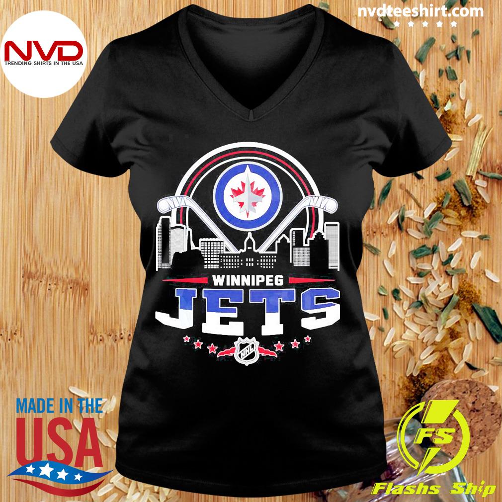 Winnipeg Jets NHL City Skyline Shirt - Heaven Shirt