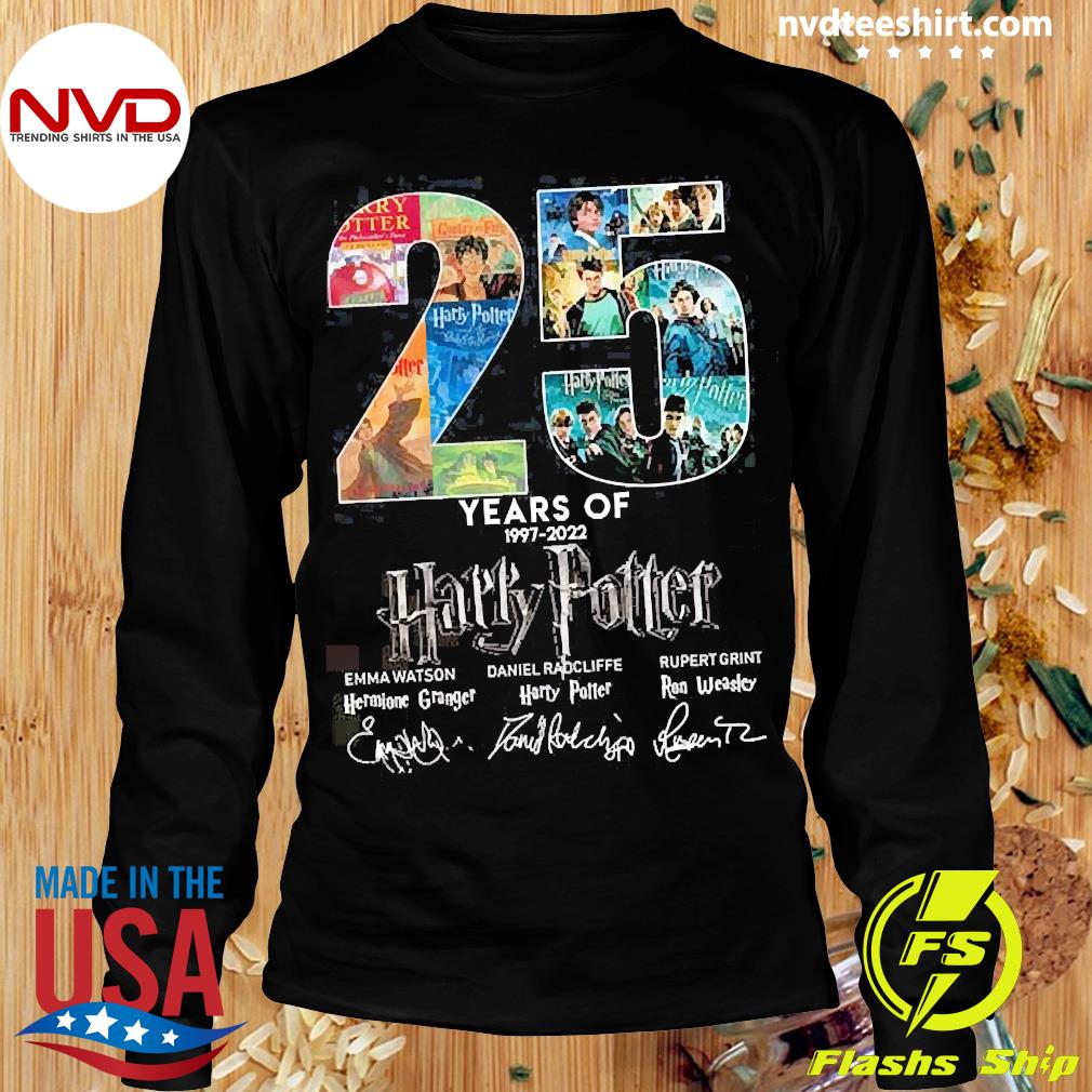 21st Anniversary 2001-2022 Harry Potter Signed Shirt - Premium NFL Shop