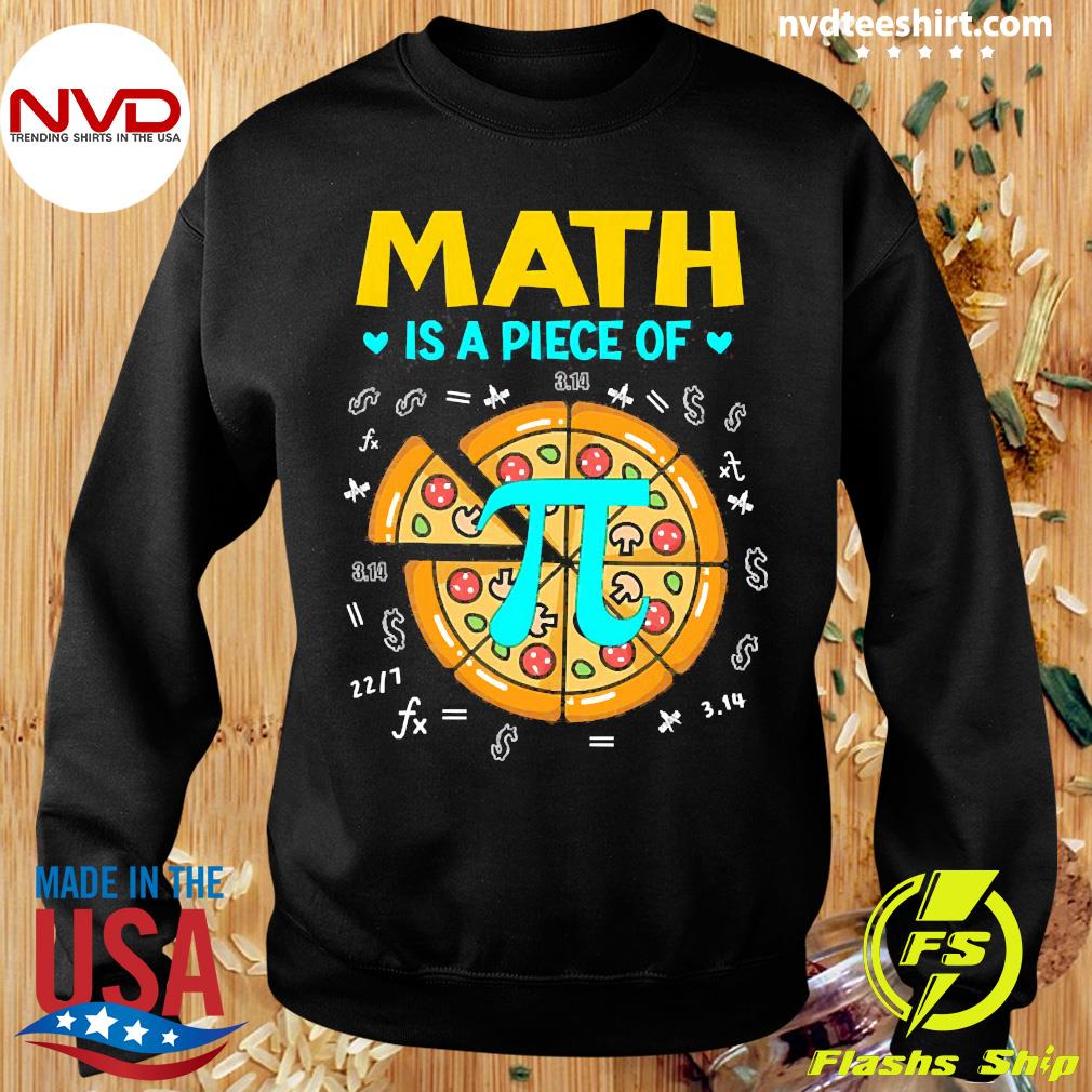 Pi Day 3.14 Math Is A Piece Of Pizza Bitcoin Start Shirt - NVDTeeshirt