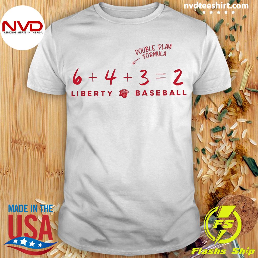  6 4 3 2 Double Play Baseball Shirt : Sports & Outdoors
