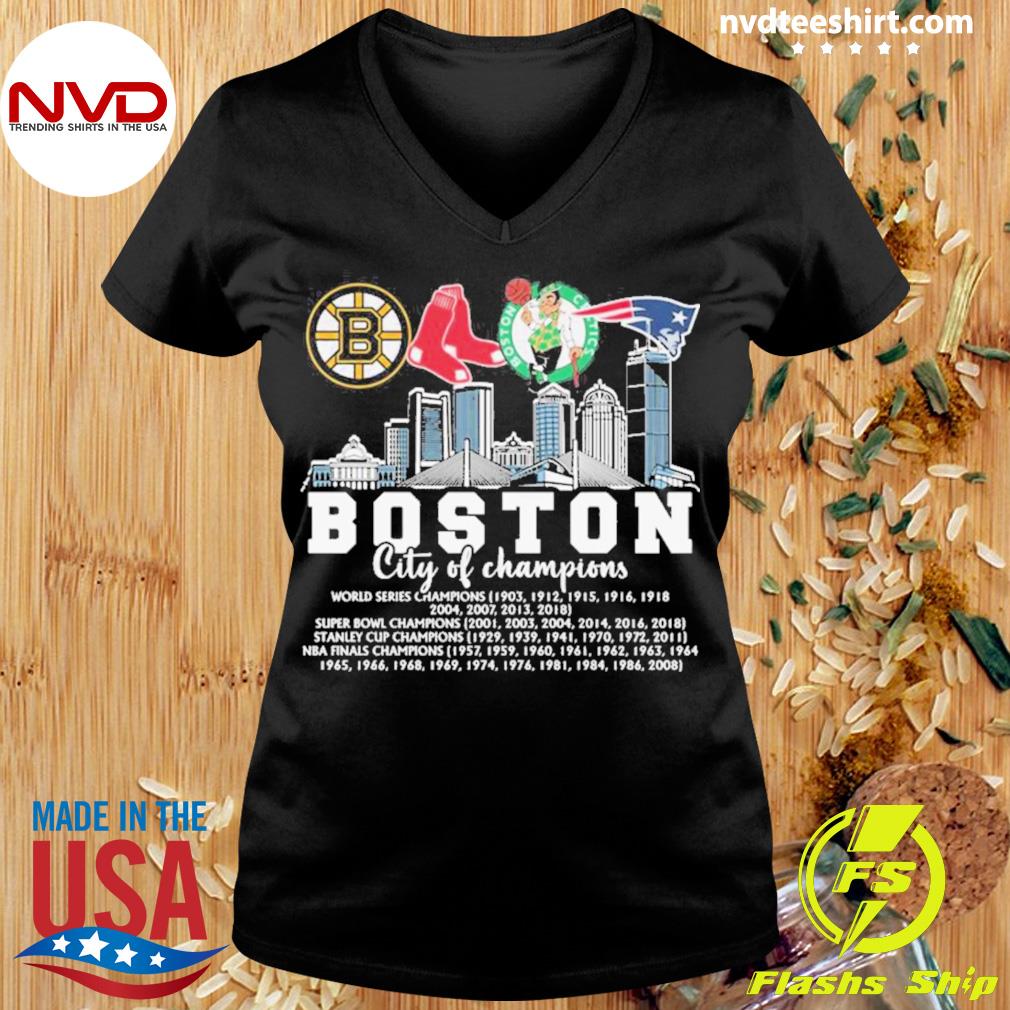 Boston City of Champions t-shirt – Patriots Corner