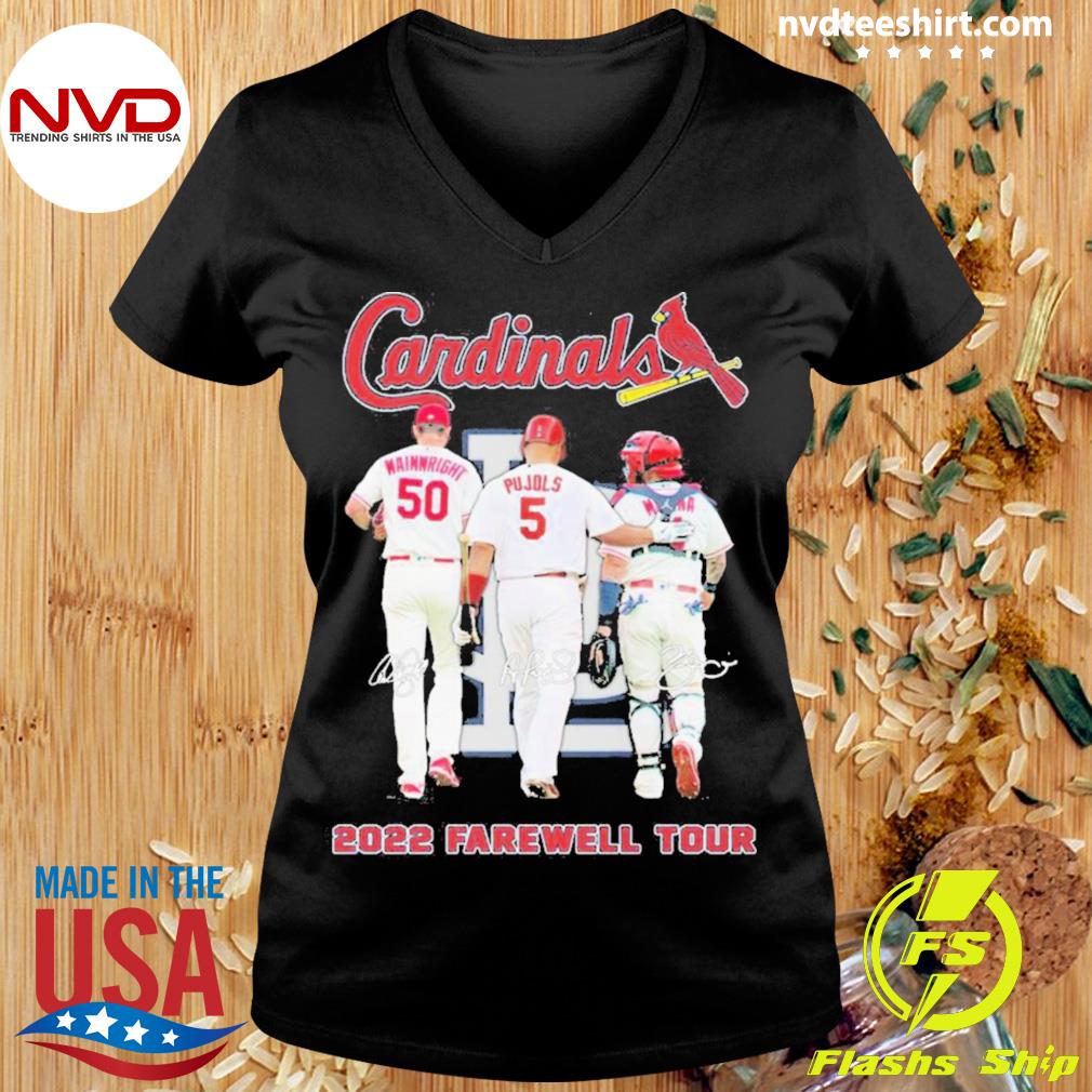  2022 Farewell Tour Baseball Tshirt 2 Sided, Cardinals