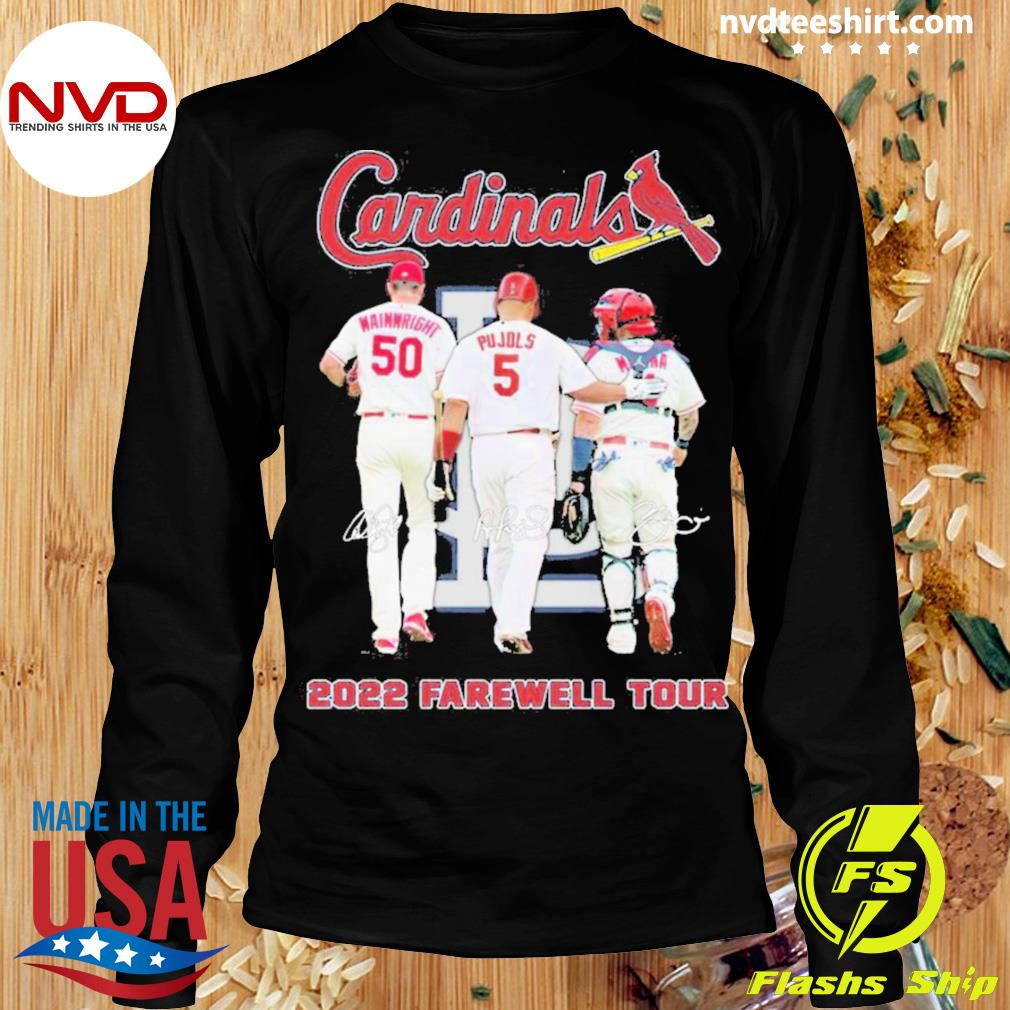 2022 St Louis Cardinals Farewell Tour Signatures The Last Dance T-Shirt  Gift