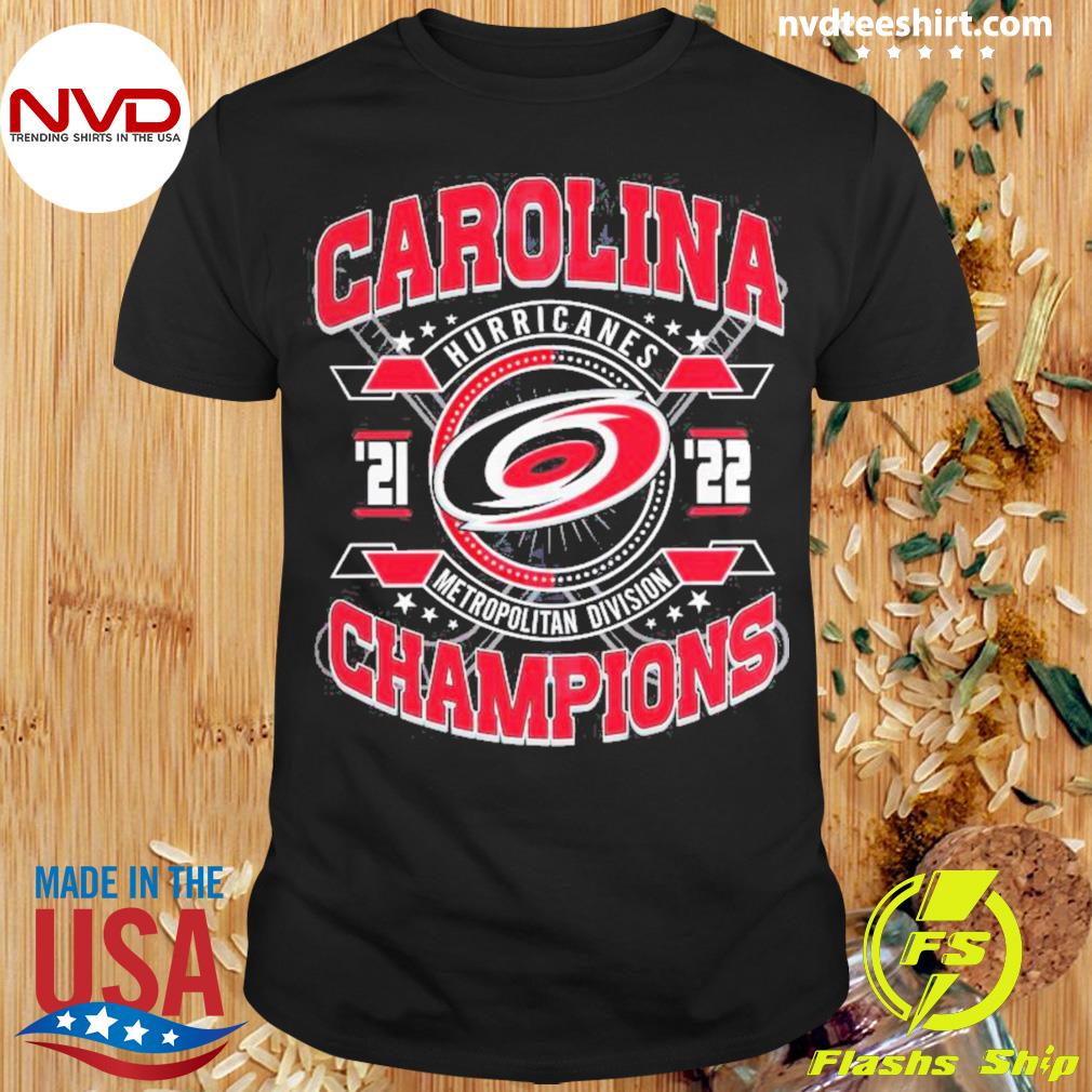 Official Back to back to back 2023 metropolitan division champions carolina  hurricanes shirt, hoodie, sweater, long sleeve and tank top