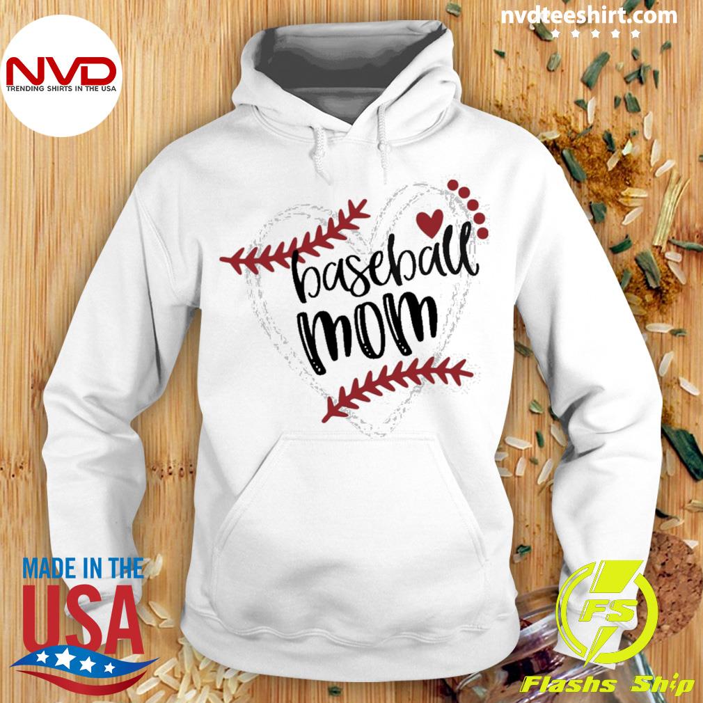 In My Baseball Mom Era Trendy Shirt, Baseball Lover Game Day Short Sleeve  Hoodie - Reallgraphics