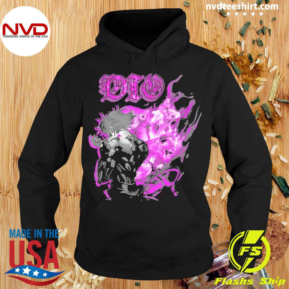 JoJo’s Bizarre Adventure Dio Purple Flame Shirt - NVDTeeshirt