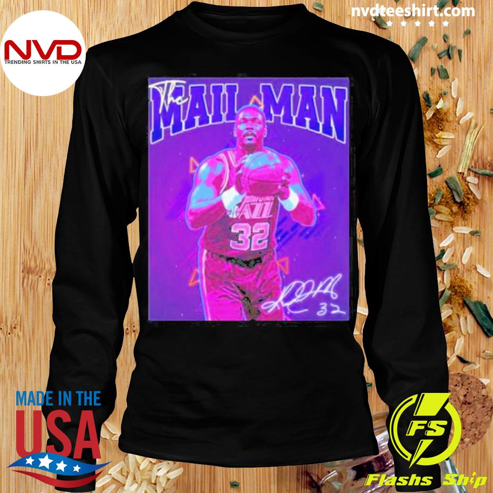 karl malone vintage shirt