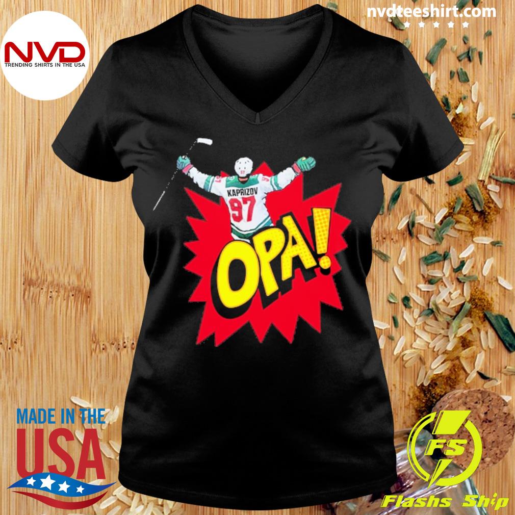 OPA! Kirill is the best. Get his shirt :), Kirill Kaprizov, biiiiiig OPA  guy 🙌 Get your OPA on »  By Minnesota Wild