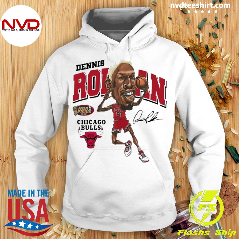 Official Dennis rodman chicago bulls mitchell ness hardwood classics bling  concert player T-shirt, hoodie, tank top, sweater and long sleeve t-shirt