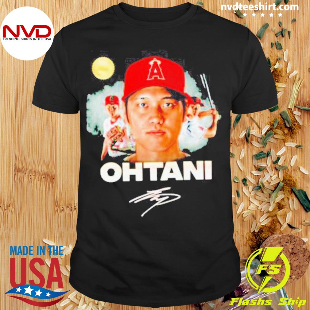 Nike Men's Los Angeles Angels Shoei Ohtani #17 Red T-Shirt