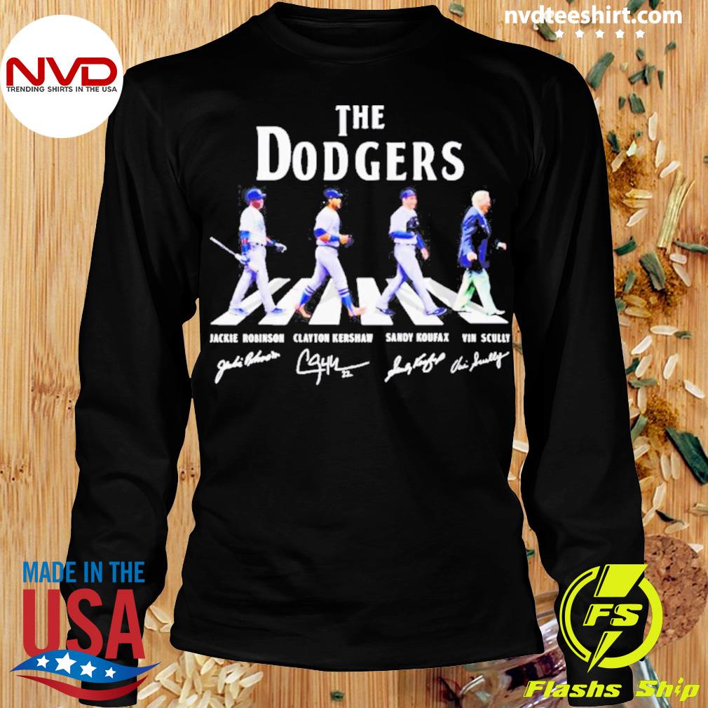 Pretty The Dodgers Abbey Road Signatures Shirt - ValleyTee