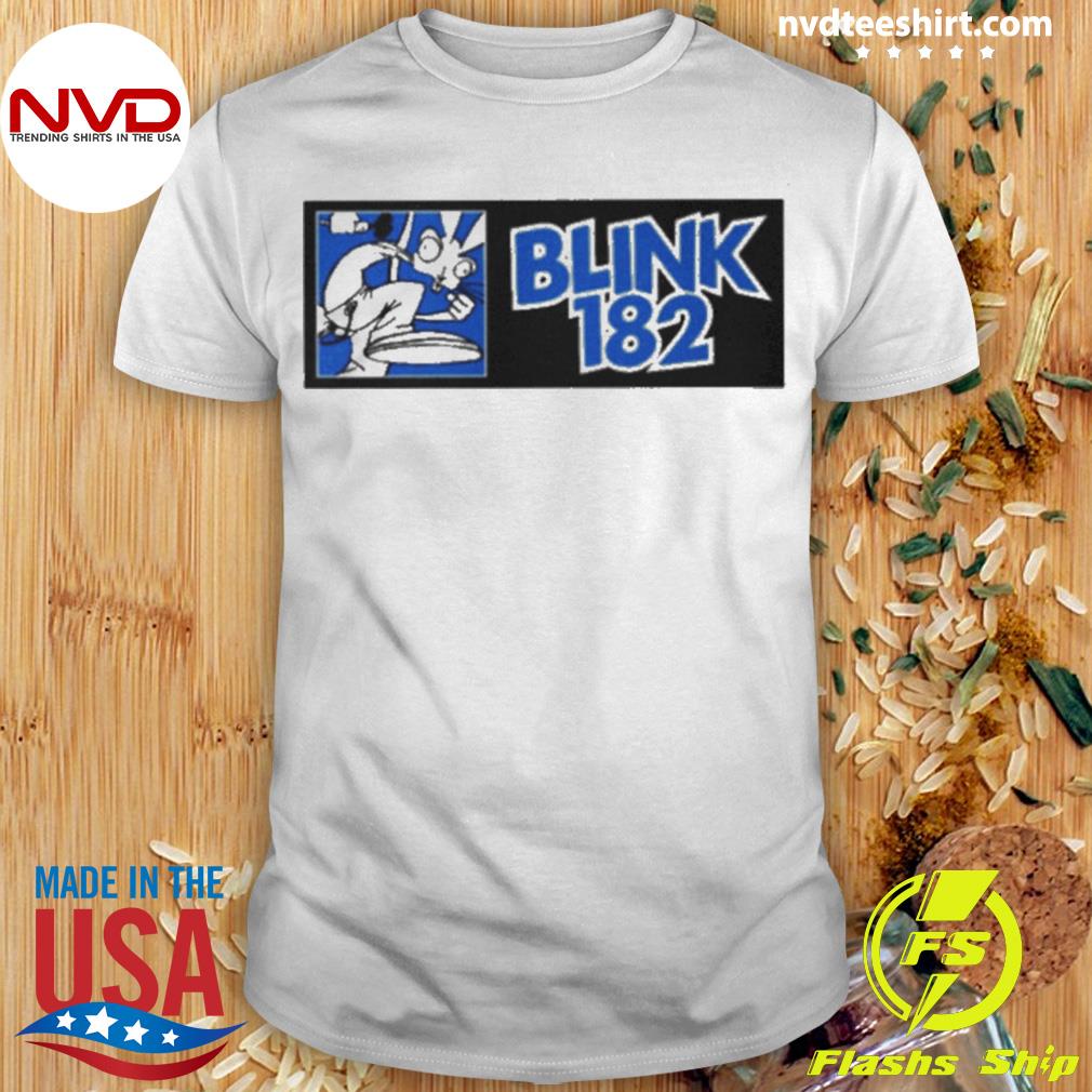 Effectief Papa Lucht Blink 182 Skankin Bunny Ringer Shirt - NVDTeeshirt