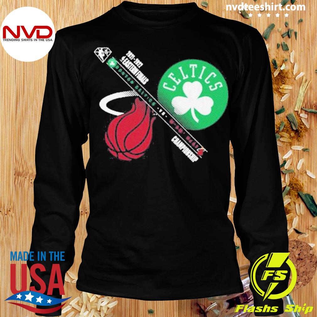 Boston Celtics vs Miami Heat 2022 NBA Playoffs Eastern Conference Finals  Matchup Dual Purpose T-Shirt, hoodie, sweater, long sleeve and tank top