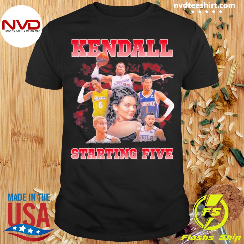 evalueren Symfonie geleidelijk Loahaddian Kendall Jenner Team Kendall Starting Five Shirt - NVDTeeshirt