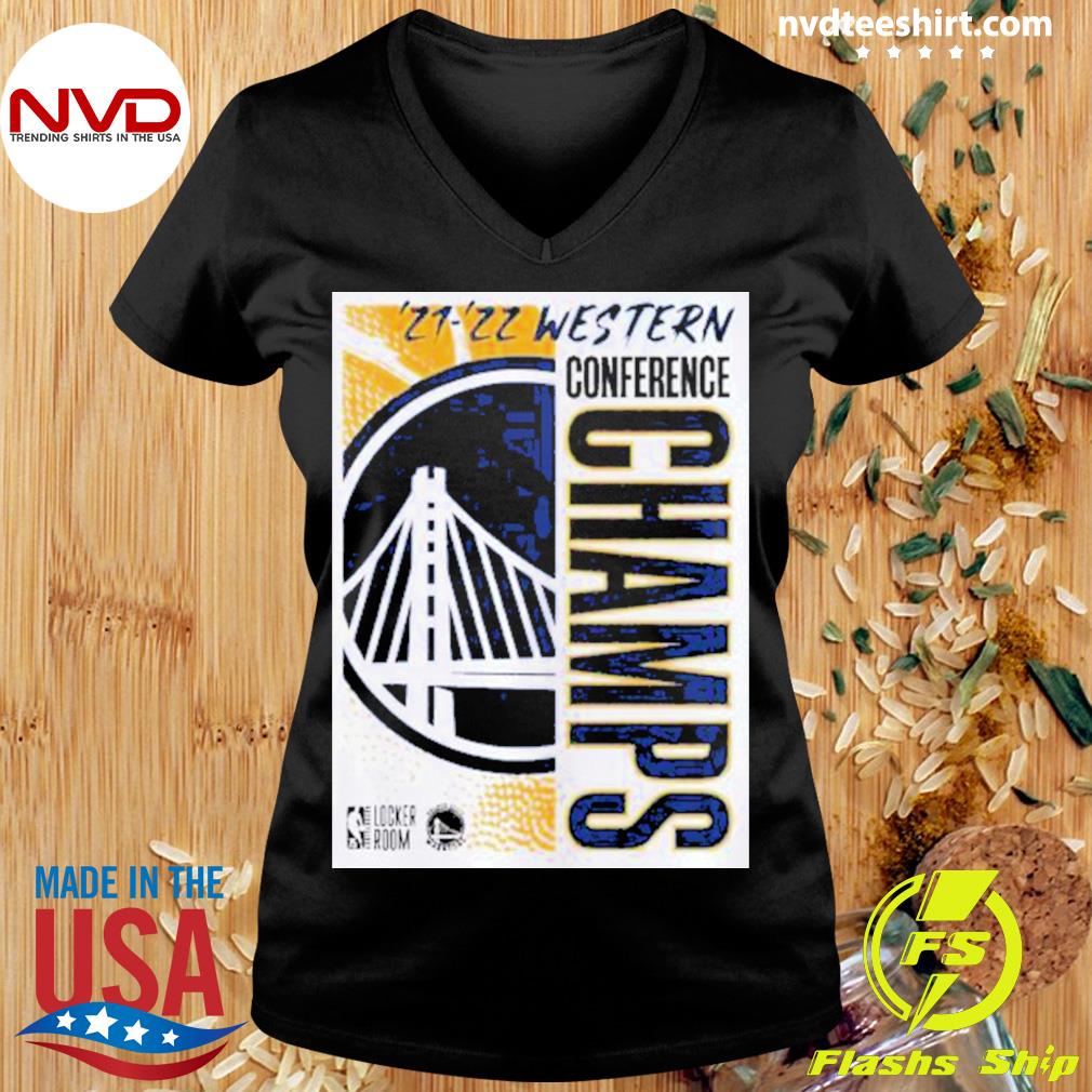 Warriors Shop Merch NBA Finals Golden State Warriors 2022 Western  Conference Champions Locker Room T-Shirt - Hectee