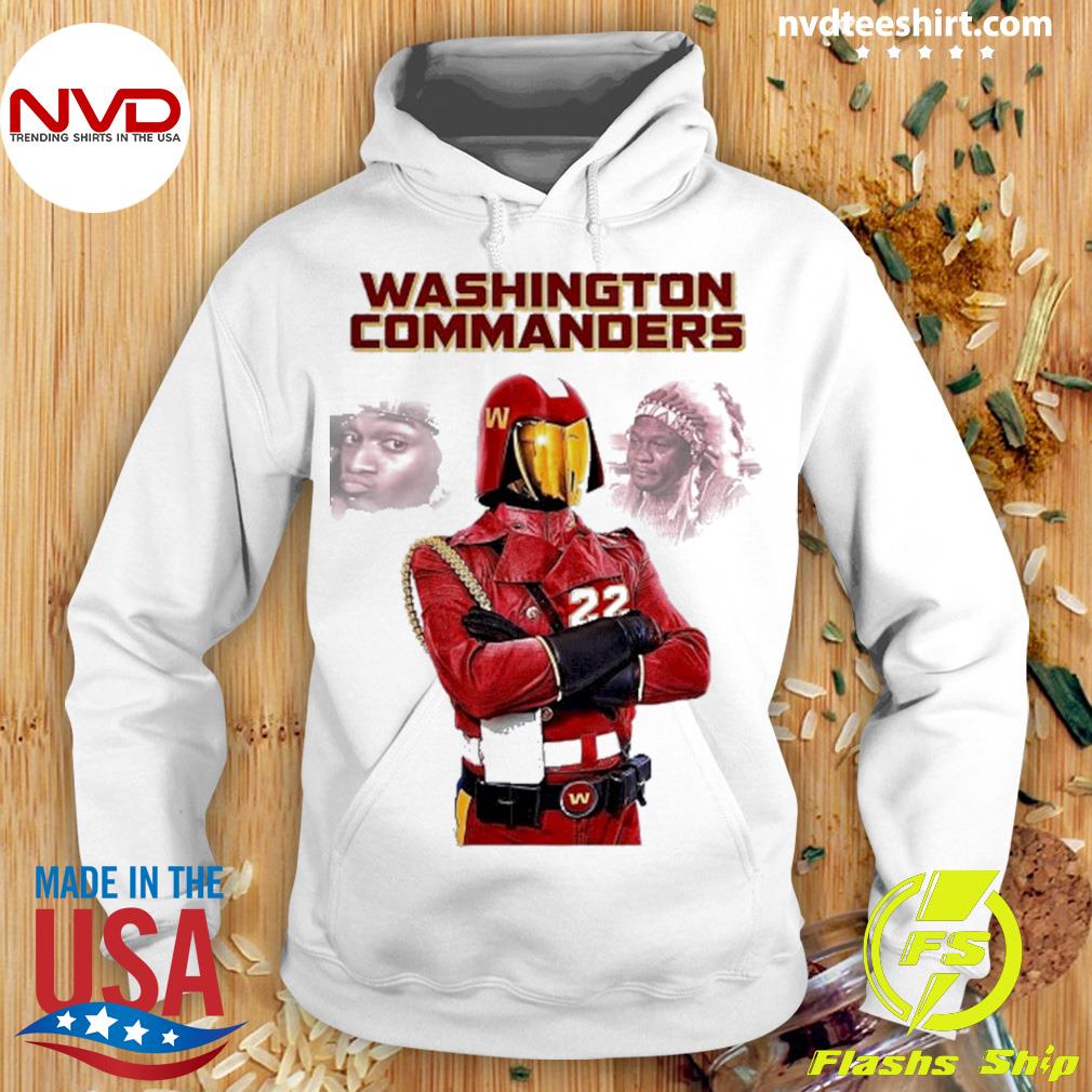 Skull Wears Washington Commanders And Washington Football Lovers Unisex T- Shirt - Teeruto