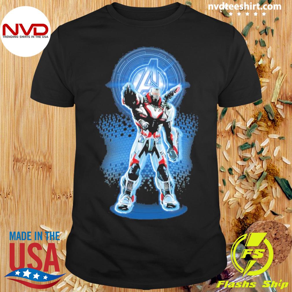 Marvel Boys Avengers Endgame Mono War Machine T-Shirt 