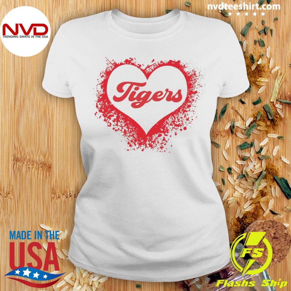 Heart School Spirit Tigers Shirt - NVDTeeshirt