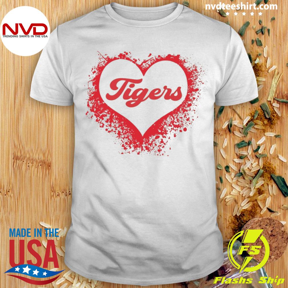 Heart School Spirit Tigers Shirt - NVDTeeshirt