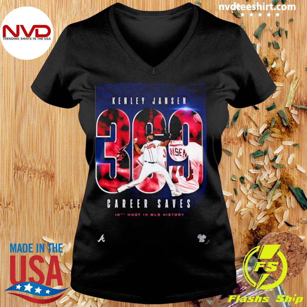 MLB Atlanta Braves Kenley Jansen 369 Career Saves 10th On MLB All-Time  Saves List History shirt,Sweater, Hoodie, And Long Sleeved, Ladies, Tank Top