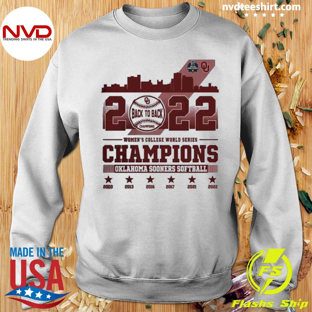 Oklahoma Sooners 2022 NCAA Softball Womens College World Series Champions  Vintage Gift T-Shirt - REVER LAVIE