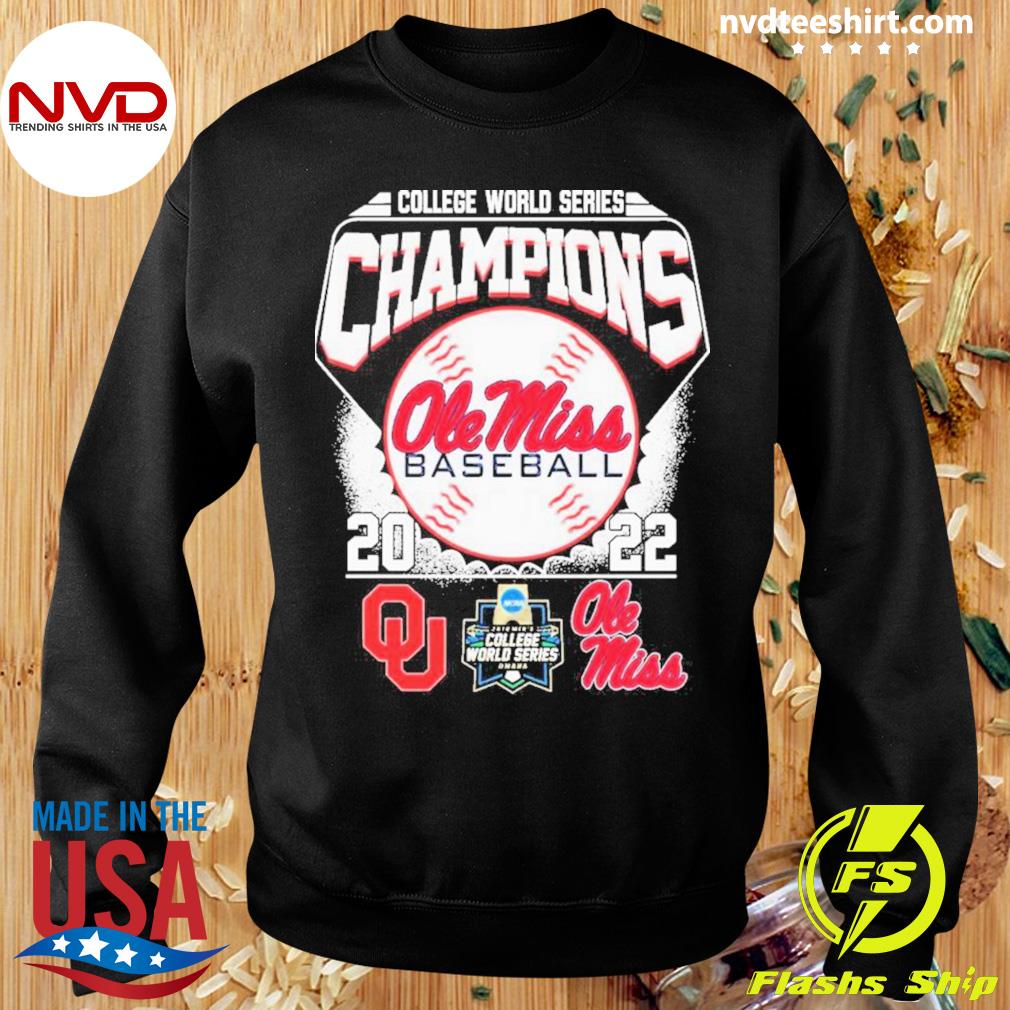 College world series champions Ole Miss Baseball 2022 College World series  Omaha shirt, hoodie, sweater and long sleeve