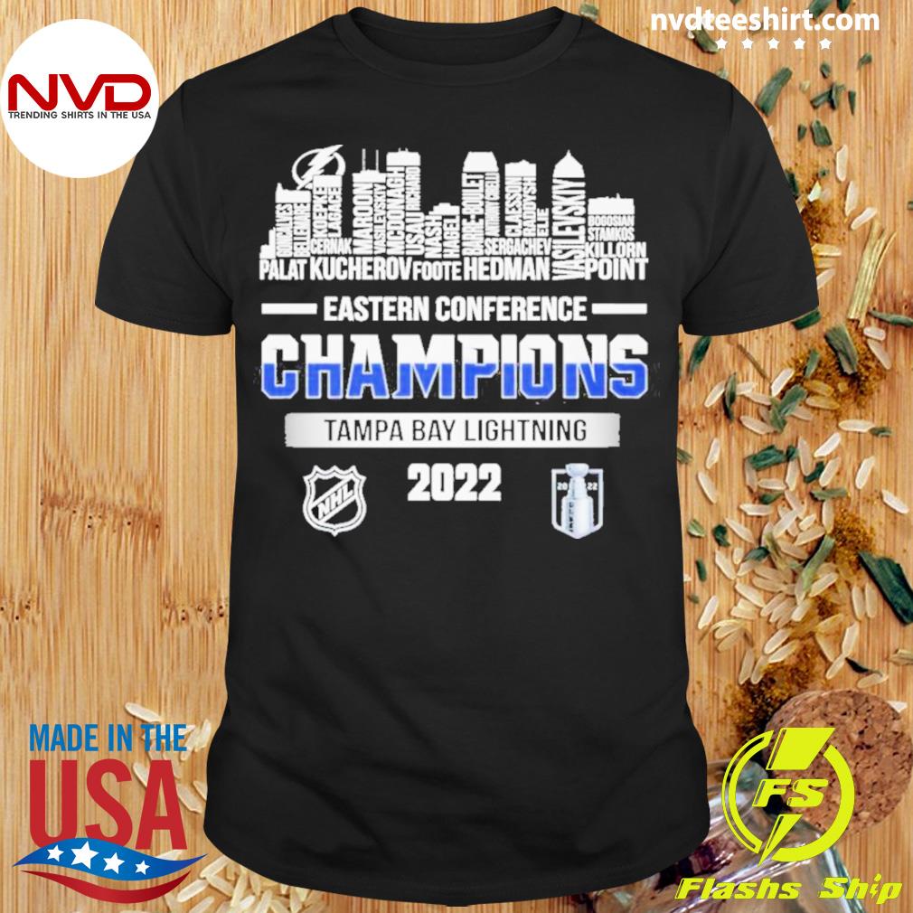 Official Tampa Bay Lightning Youth 2022 Eastern Conference Champions Roster  T-Shirt by Vegaclothing - Issuu