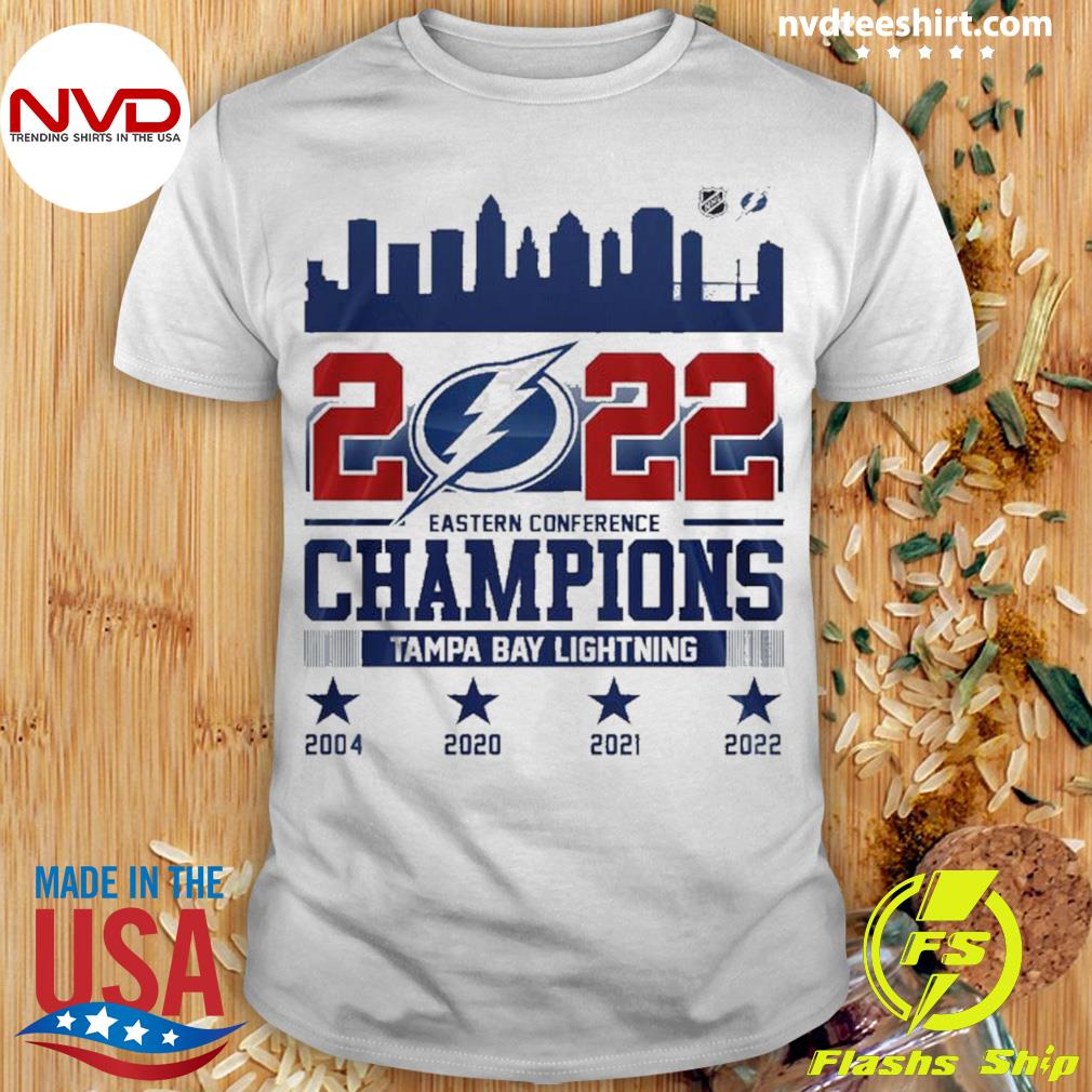 Tampa Bay Lightning 2022 Eastern Conference Champions 2004-2022 shirt,  hoodie, sweater, long sleeve and tank top