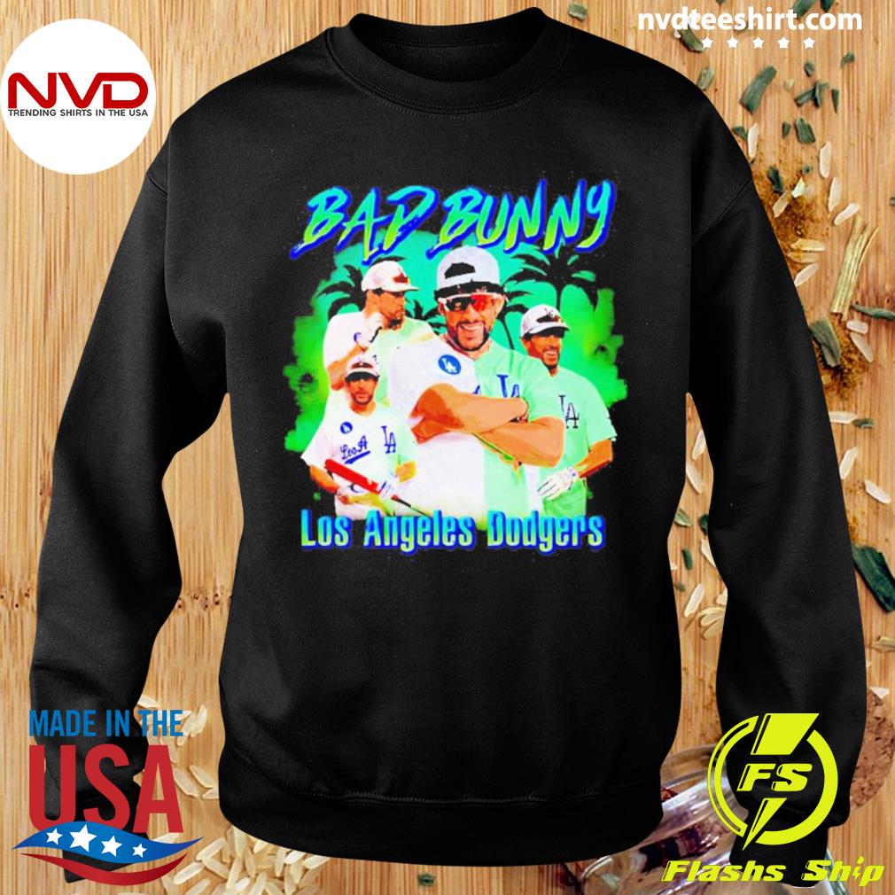 LA Los Angeles Dodgers Bad Bunny Dodgers Unisex T-Shirt - REVER LAVIE